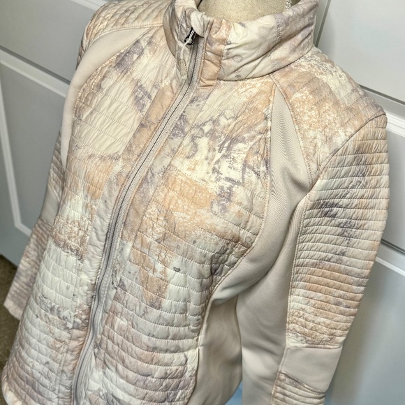 Carrie Underwood Marble XL Full Zip Hybrid Jacket Tan Active Calia Stretch A - Picture 2 of 10